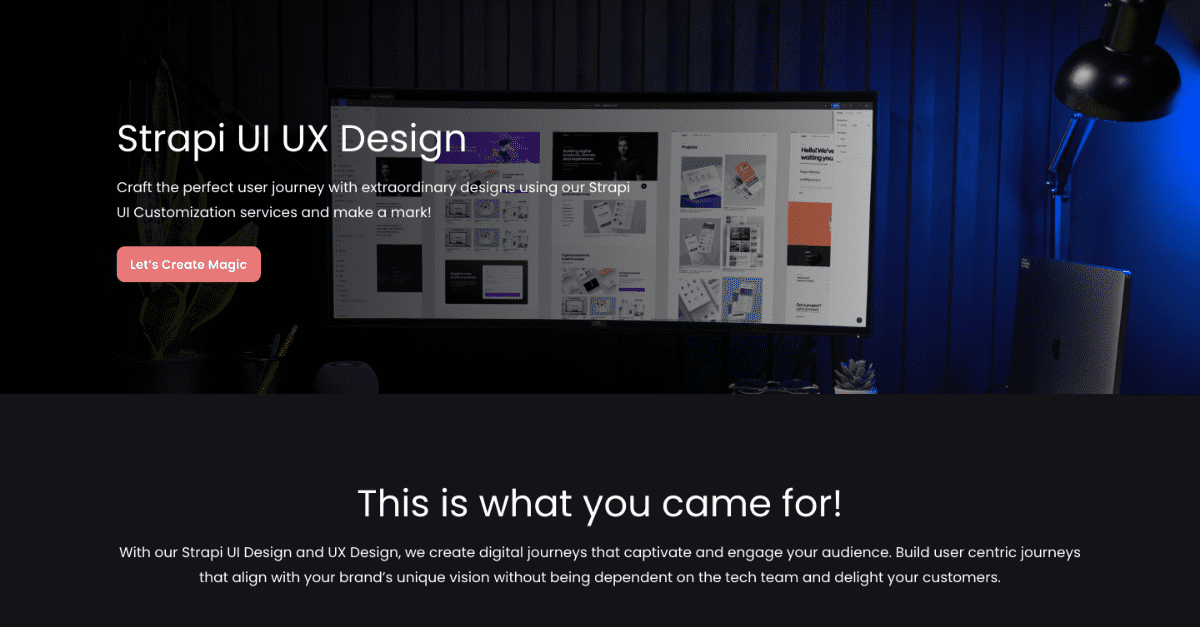 Strapi ui Design Services & Strapi UI/UX Deveopment - Addxp Technologies